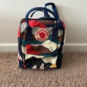 Fjallraven Kanken art mini backpack bag
